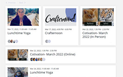 All the Activities! An Overview of the Cohere Calendar