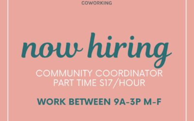 Now Hiring: Community Coordinator