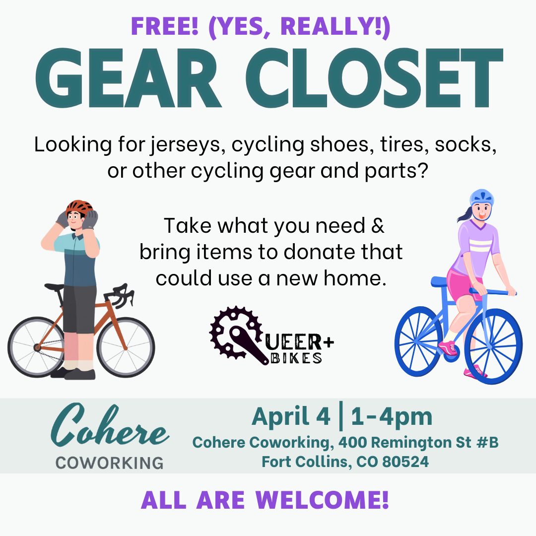 Free Bike Gear Swap at Cohere Coworking!